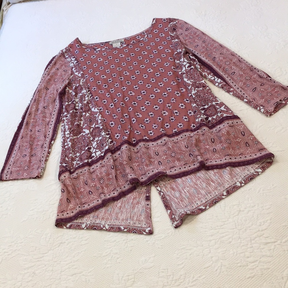 💕HP💕Lucky brand boho blouse size small - Picture 5 of 12